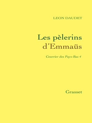 cover image of Les pélerins d'Emmaüs